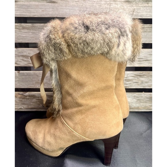 Starberry Fields Tan Lace Up Boots -UNIQUE - Picture 8 of 9